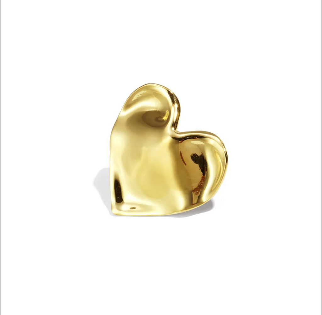 Hart statement ring goud