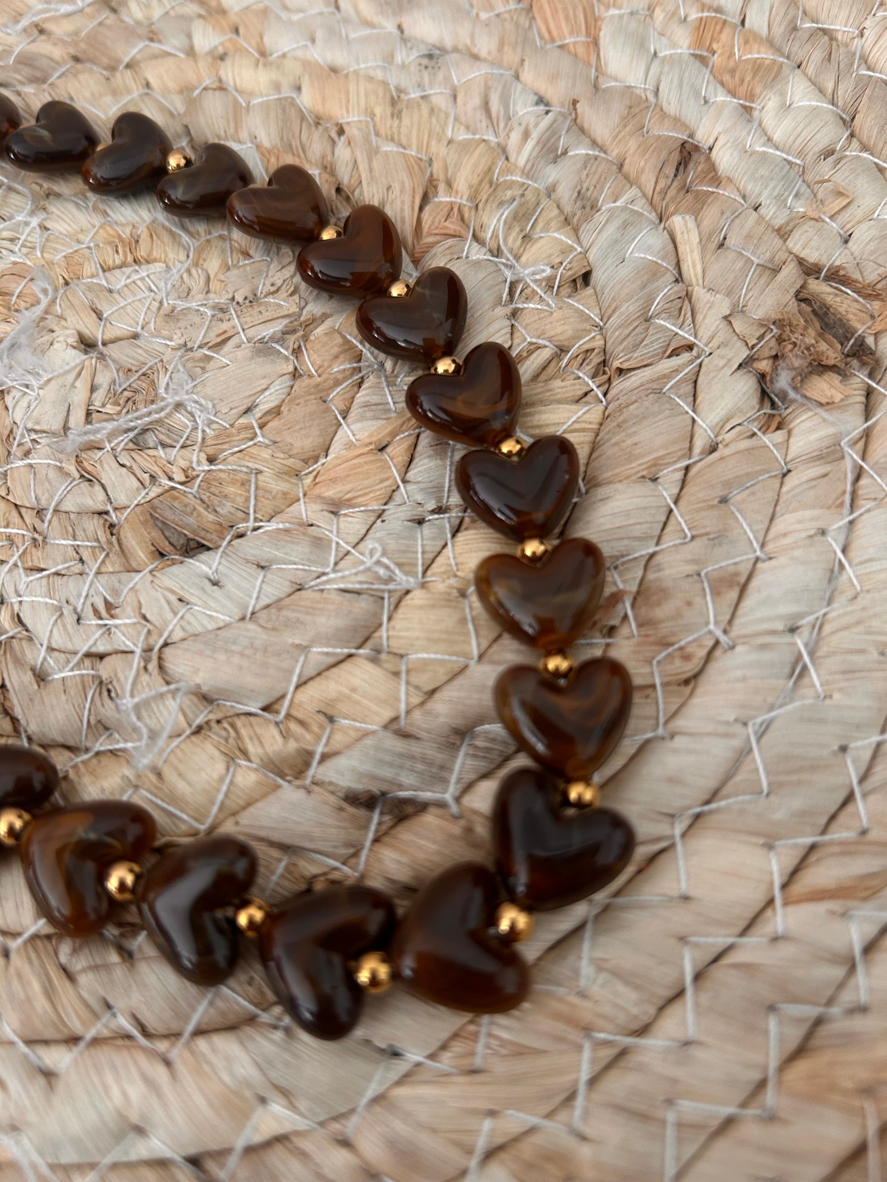 Coffee Brown Necklace