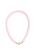 Beaded necklace with front closure - 12mm