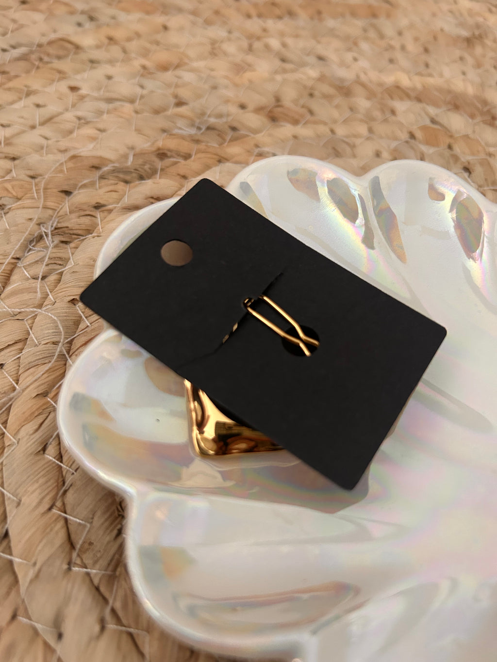 Broche smooth heart gold