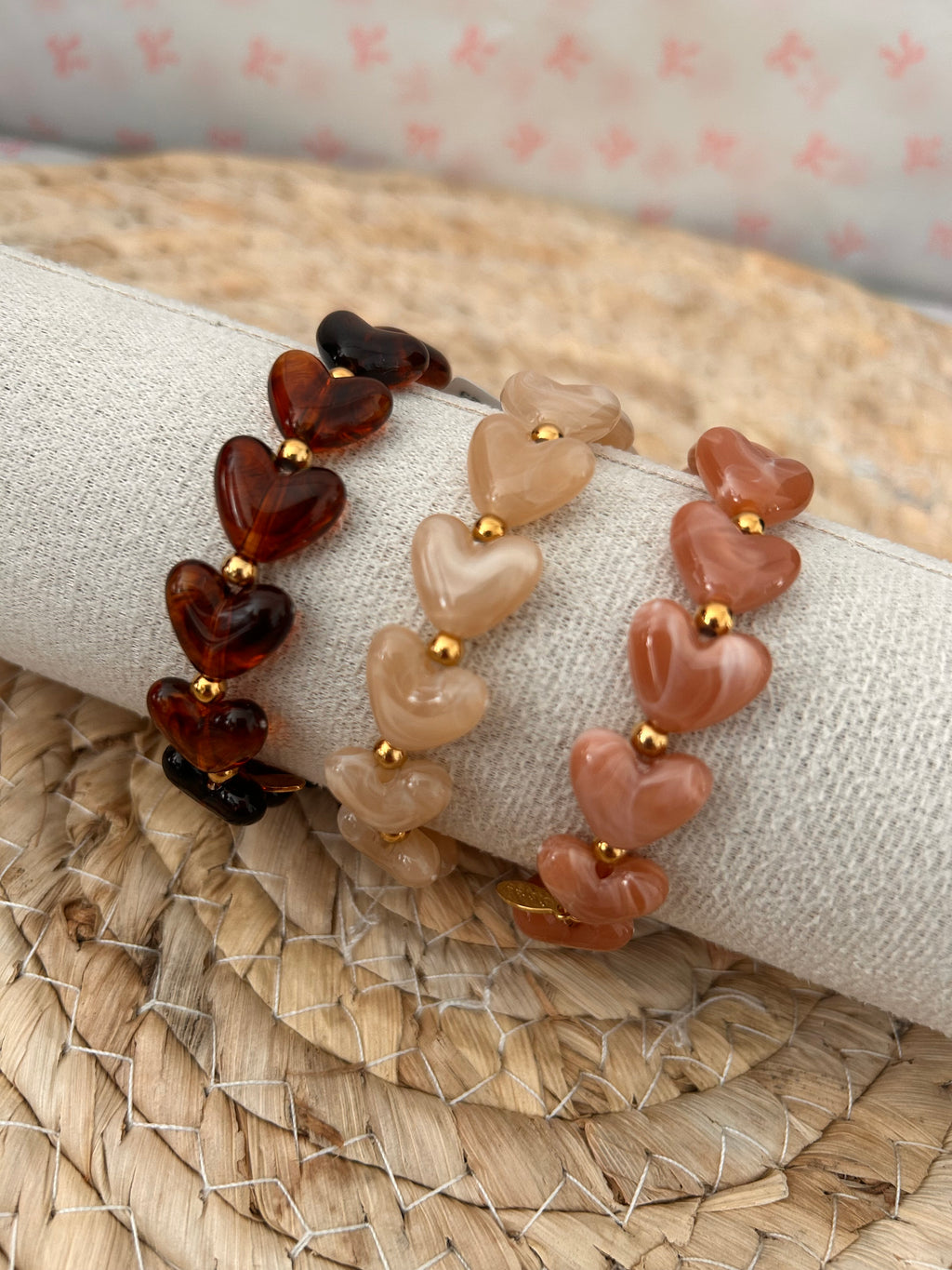 Beaded bracelet Khaki