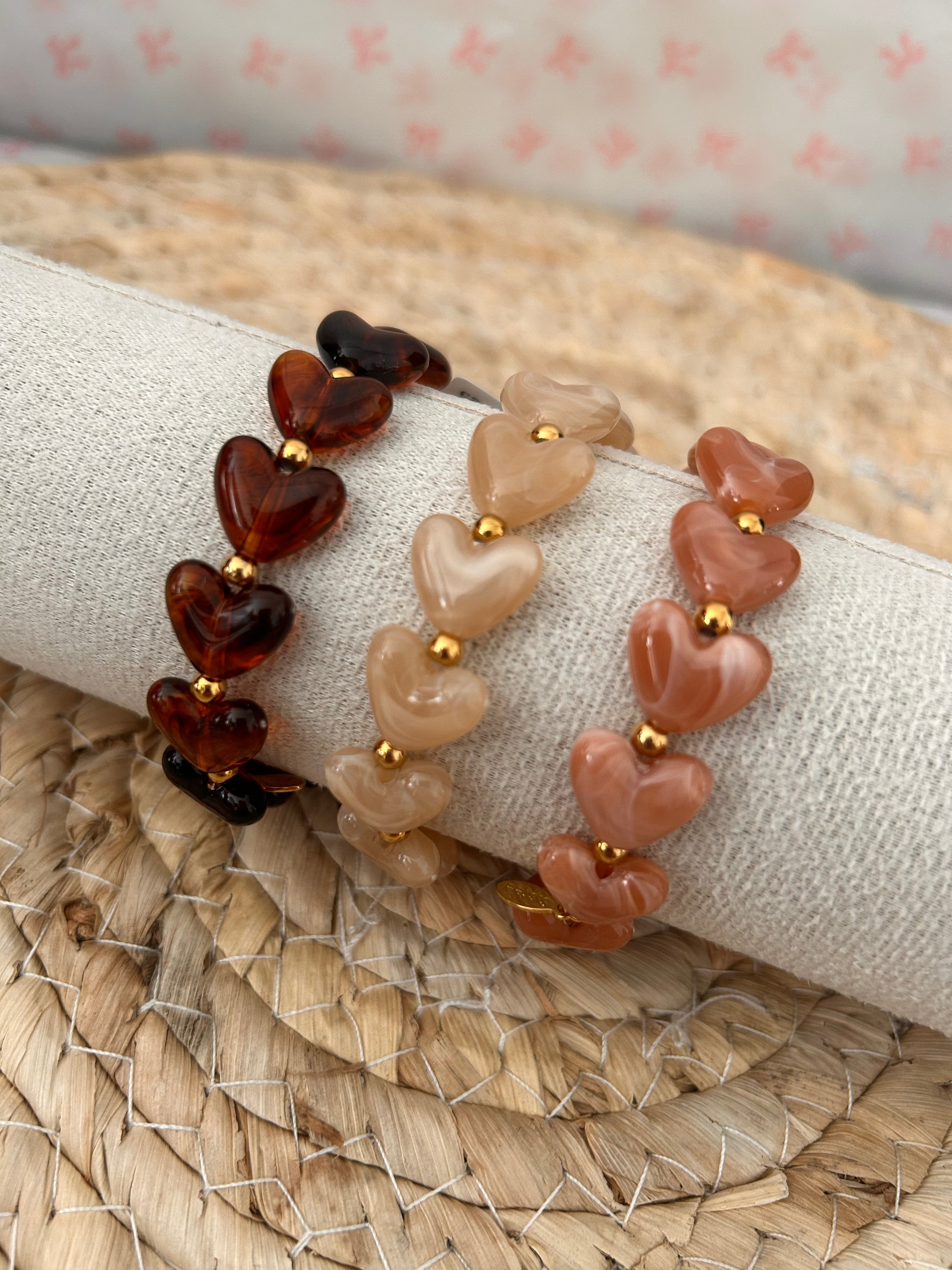 Beaded bracelet Khaki