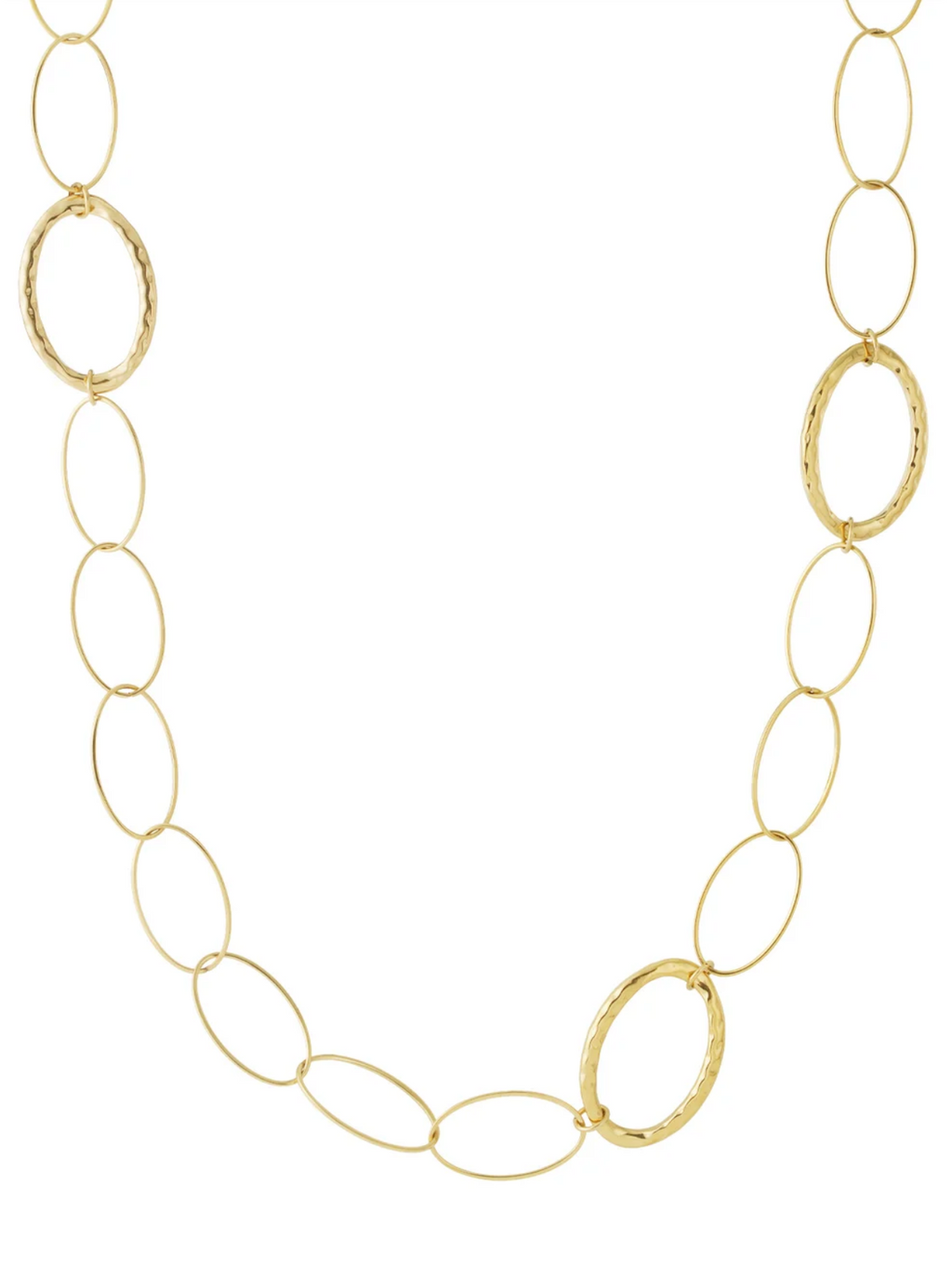 Oval link necklace