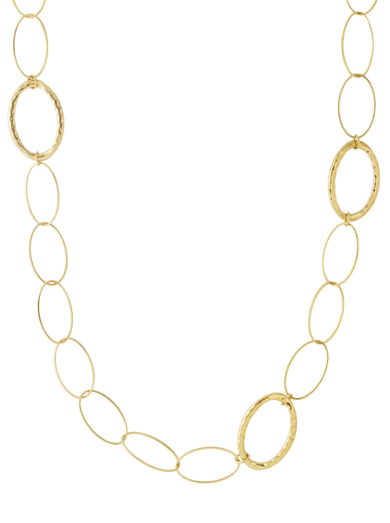 Oval link necklace