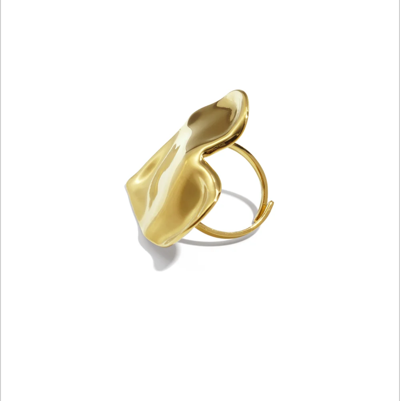 Hart statement ring goud