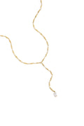 Necklace with hanging Rhinestone
