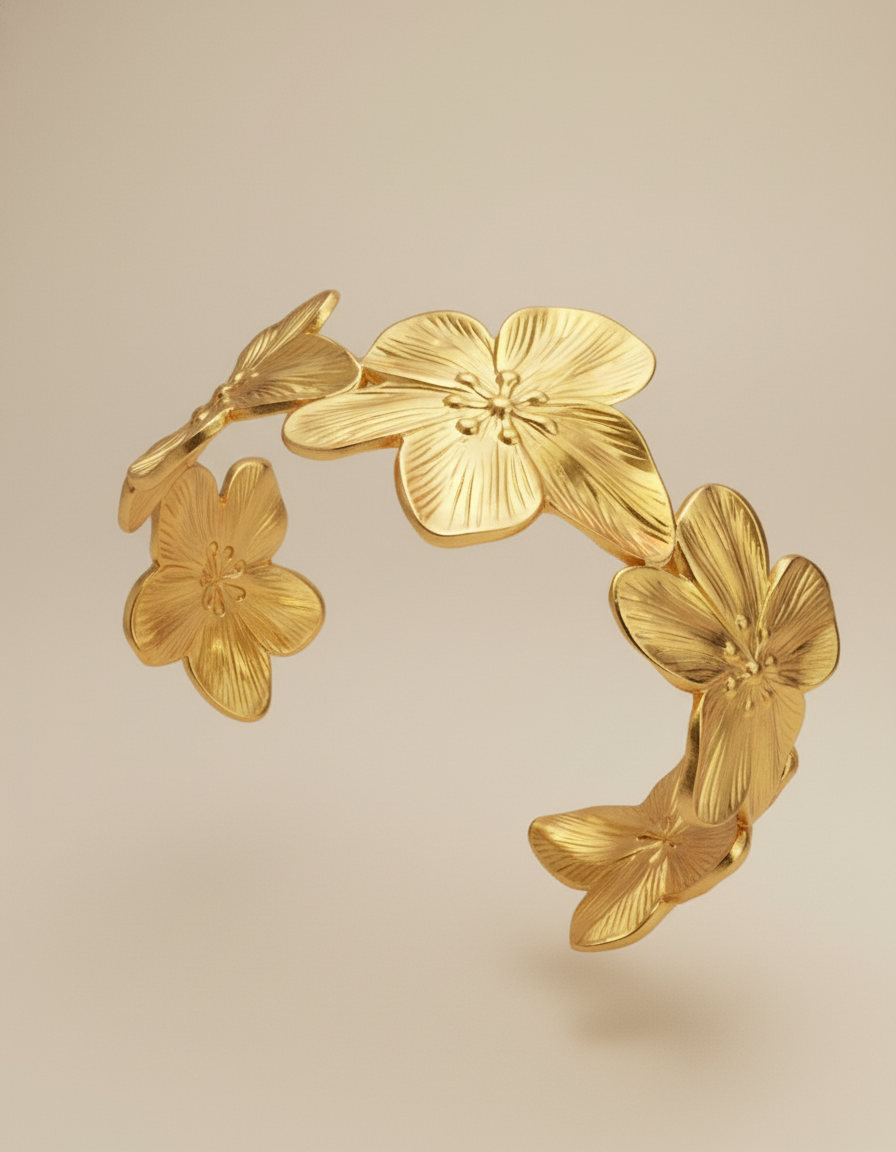Flower bangle groot