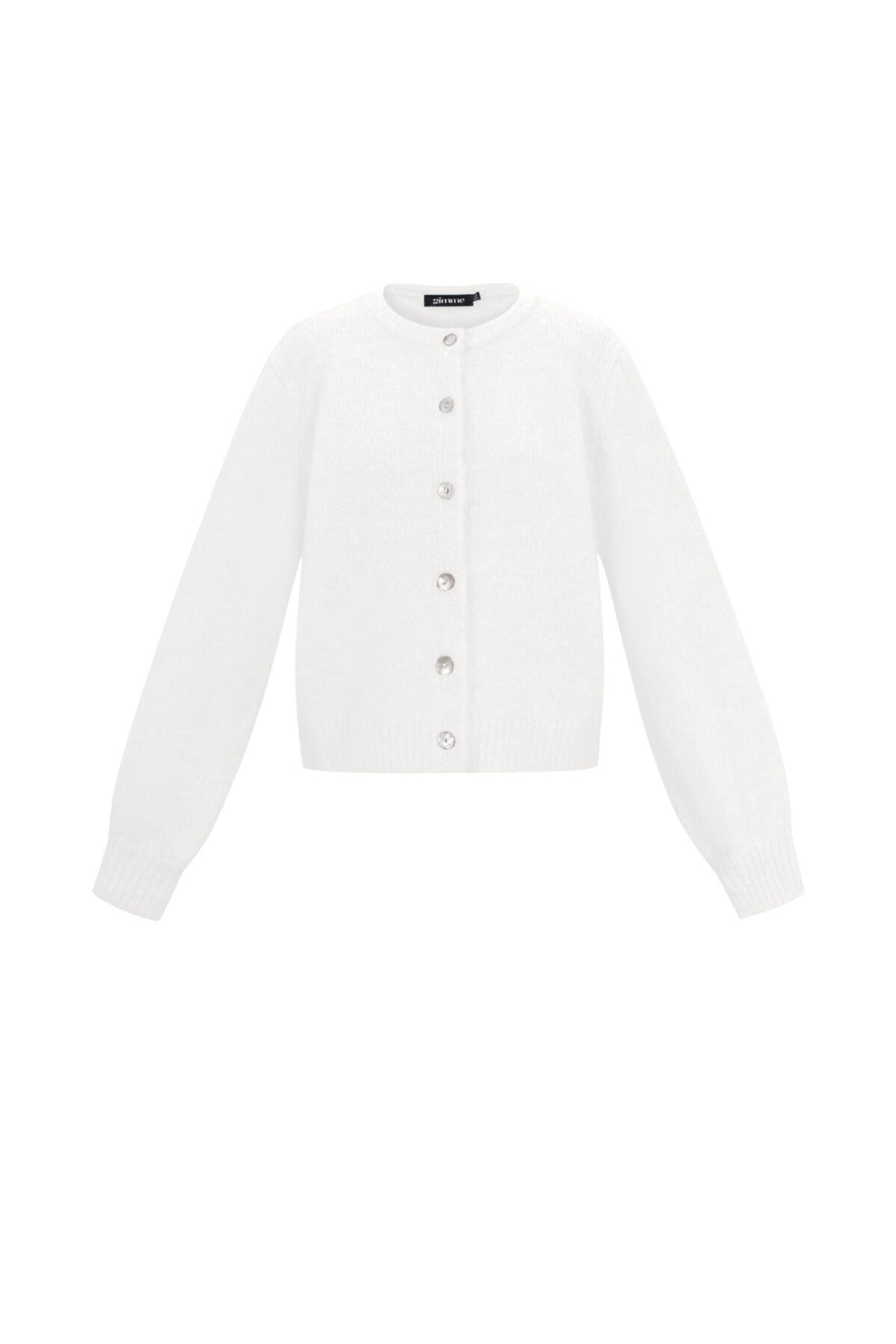 Knitted Polyester Fiber Women's Cardigan Casual Solid Color Fall/Winter