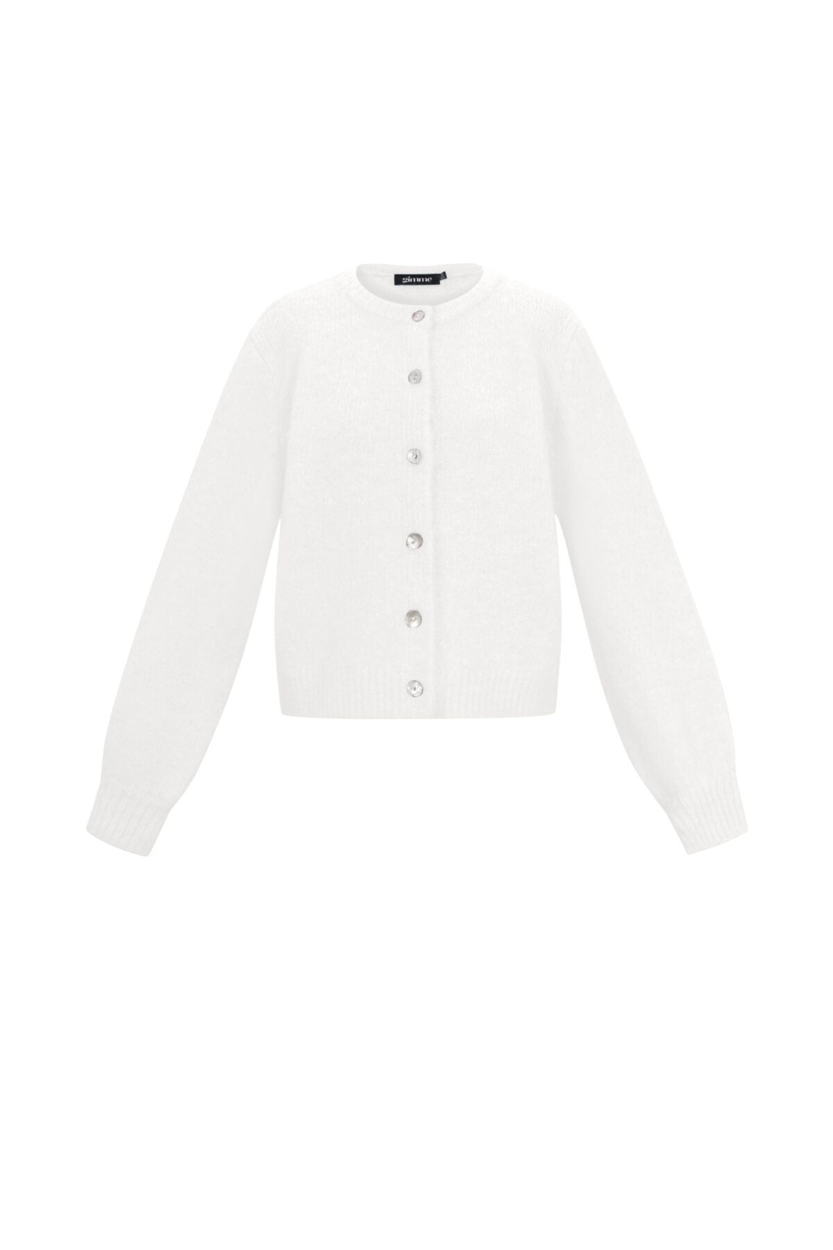 Knitted Polyester Fiber Women's Cardigan Casual Solid Color Fall/Winter